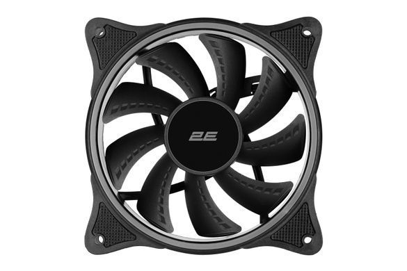 2E Gaming Корпусный вентилятор F120OR-ARGB 120мм 1200rpm 3pin, 3pin +5VARGB 25.3dBa чёрный 2E-F120OR-ARGB фото