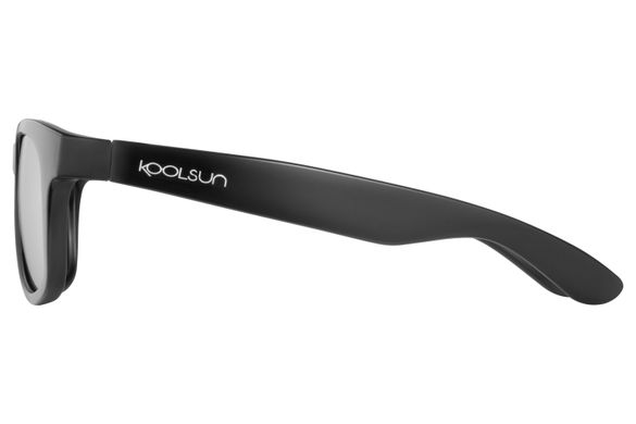 Детские солнцезащитные очки Koolsun черные серии Wave (Размер: 3+) KS-WABO003 фото