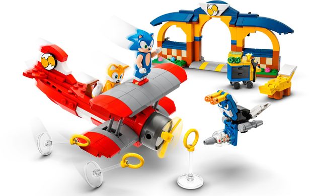 LEGO Конструктор Sonic the Hedgehog Майстерня Тейлз і літак Торнадо 76991 фото