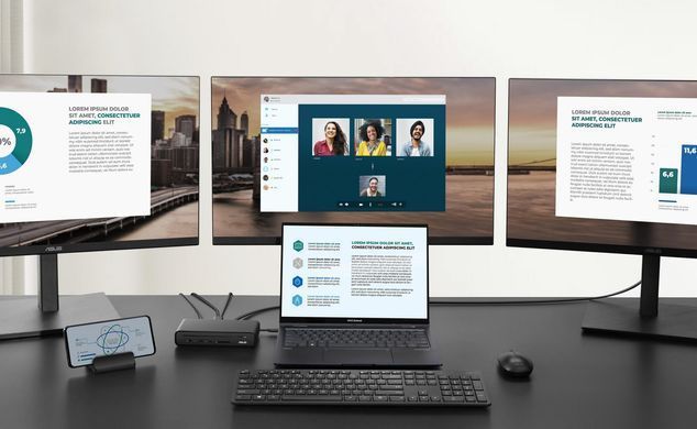 ASUS Док-станцiя DC300 Triple Display USB-C Dock 90XB08CN-BDS010 фото