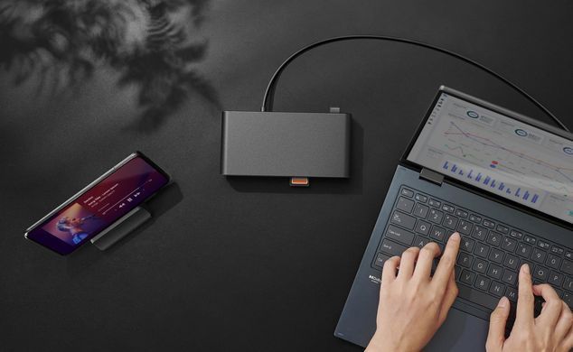 ASUS Док-станцiя DC300 Triple Display USB-C Dock 90XB08CN-BDS010 фото