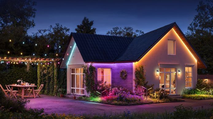 Govee Набір світлодіодних ламп H7025 Outdoor Clear Bulb String Lights, 15м, RGBIC/Warm White, WI-FI/Bluetooth, чорний H7025CB1 фото
