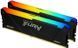 Kingston Пам'ять ПК DDR4 16GB KIT (8GBx2) 3200 FURY Beast RGB 1 - магазин Coolbaba Toys