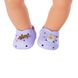 Обувь для куклы BABY BORN - САНДАЛИИ С ЗНАЧКАМИ (на 43 сm, лиловые) 2 - магазин Coolbaba Toys