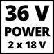 Einhell Аэратор-скарификатор аккумуляторный GC-SC 36/31 Li, PXC 18В, 31см, 10.9кг (без АКБ и ЗУ) 10 - магазин Coolbaba Toys