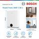 Bosch Водонагреватель электр. плоский слим Tronic 3500, 80 л, 1,5 кВт, ун. монтаж, эл. упр-ние, B, белый