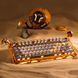 GravaStar x Kailh Speedy Клавіатура механічна Mercury K1 Pro 80keys, Mint, BT/WL/USB, жовтий 2 - магазин Coolbaba Toys