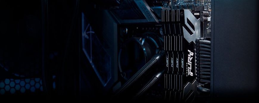 Kingston Память ПК DDR5 16GB 6800 FURY Renegade Silver XMP KF568C36RS-16 фото
