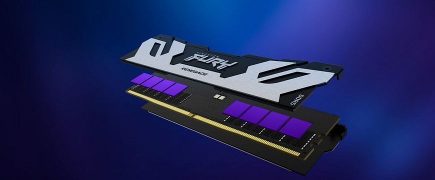Kingston Память ПК DDR5 16GB 6800 FURY Renegade Silver XMP KF568C36RS-16 фото