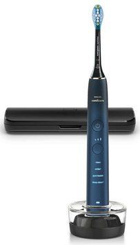 Philips Щітка зубна електр., Sonicare DiamondClean 9000 Series, 62т. колив/хв, насадок-1, футляр, Bluetooth, чорний HX9911/88 фото
