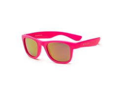 Детские солнцезащитные очки Koolsun неоново-розовые серии Wave (Размер: 1+) KS-WANP001 фото