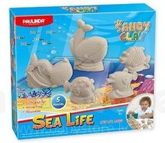 Пісок для творчості Paulinda Sandy clay Морське життя 300г 5 од PL-140016 - купити в інтернет-магазині Coolbaba Toys
