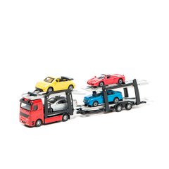 Ігровий набір - АВТОПЕРЕВІЗНИК (автоперевізник, 4 легкові машинки) - купити в інтернет-магазині Coolbaba Toys