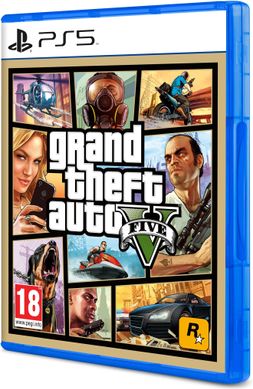 Гра консольна PS5 Grand Theft Auto V PS5, BD диск 5026555431842 фото