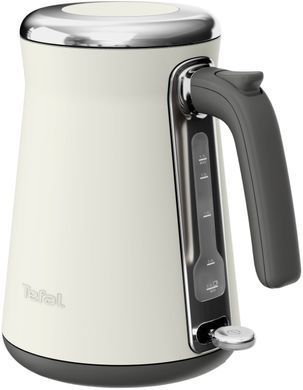 Tefal Электрочайник Collection 1.7л, Strix, нерж. сталь, белый KI666AE0 фото