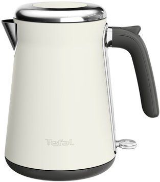 Tefal Електрочайник Collection 1.68л, Strix, нерж. сталь, бежевий KI666AE0 фото