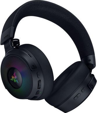 Razer Гарнитура игровая Kraken V4 Pro, mini-jack/USB-A/BT/WL, RGB, чёрный RZ04-05160100-R3M1 фото
