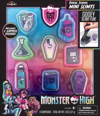 Cra-Z-Art Слайм Monster High Ghoul School Mini Mania, набір 10од 72227CRA фото