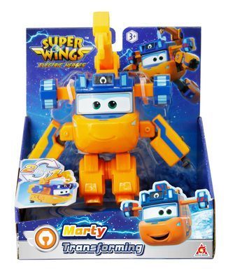 Super Wings Super Wings Transformer Toy Transforming Marty, 12.5cm EU780234 фото