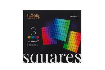 Twinkly Панель Smart LED Twinkly Squares 3 RGB, Gen II, IP20, 16x16см, розширення до TWQ064STW-07-BEU TWQ064STW-03-BAD фото