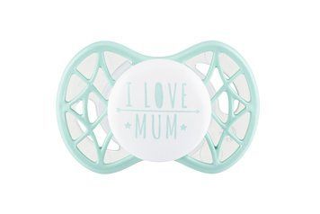 Пустушка Nuvita 7065 Air55 Cool симетрична 0m+ "I LOVE MUM" м'ятна NV7065SG фото