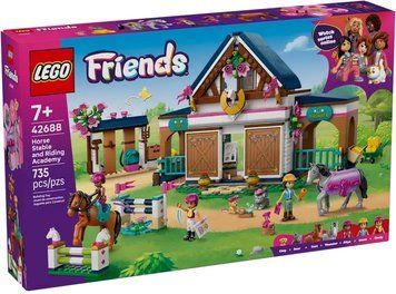 LEGO Конструктор LEGO Friends Кінна стайня і академія верхової їзди 42688 фото