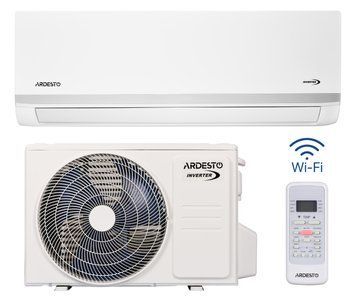 ARDESTO Кондиціонер ACM-09INV-R32-WF-AG-S, 25 м2, інвертор, A++/A+, до -15&deg;С, Wi-Fi, R32, білий