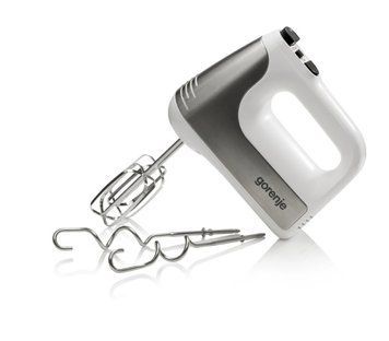 Gorenje Міксер ручний 400Вт, насадки-4 вінчика, турборежим, біло-сірий M450XG фото