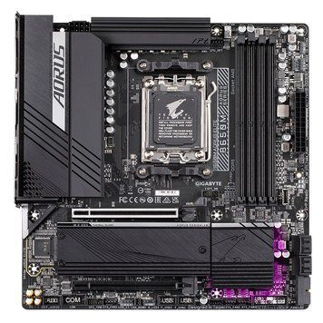 Gigabyte Материнская плата B650M AORUS ELITE sAM5 B650 4xDDR5 M.2 HDMI DP mATX B650M_AORUS_ELITE фото