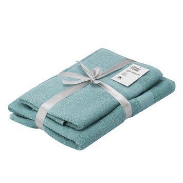 ARDESTO Набір рушників махрових Essence 50х90см, 70х140см, 2шт, 100% бавовна, аква