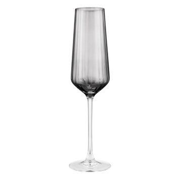 ARDESTO Champagne glasses set Black Mars 270ml, 2pcs, glass, grey AR2627GF фото
