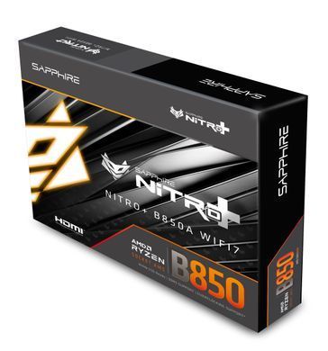 SAPPHIRE Motherboard NITRO+ B850A WIFI7 sAM5 B850 4xDDR5 M.2 HDMI DP WiFi BT ATX 52123-03-40G фото