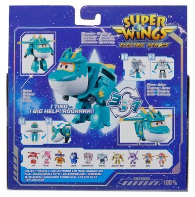 Super Wings Ігрова фігурка-трансформер Transforming Тіно (Tino) EU780237 фото