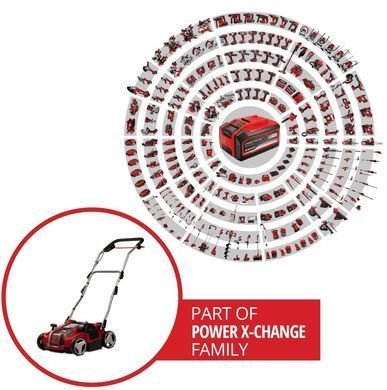 Einhell Аератор-скарифікатор акумуляторний GE-SC 36/35 Li - Solo 36В 35см безщітковий ножи 16шт 9.94кг (без АКБ та ЗП) 3420680 фото