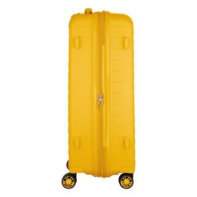 2E Suitcase Middle, Aero, polypropylen, 63/78 L, TSA, 4 wheels, EXP, amber yellow 2E-SPP-AERO-M-AY фото