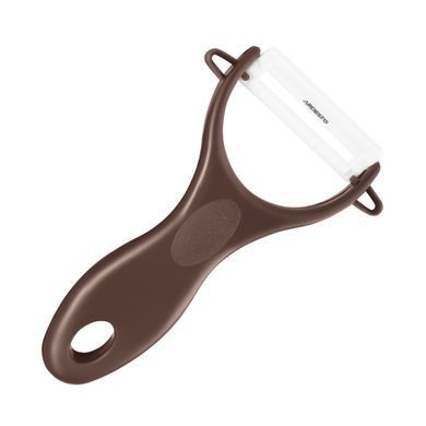ARDESTO Овощечистка керамическая Fresh, керамика, пластик, коричневый