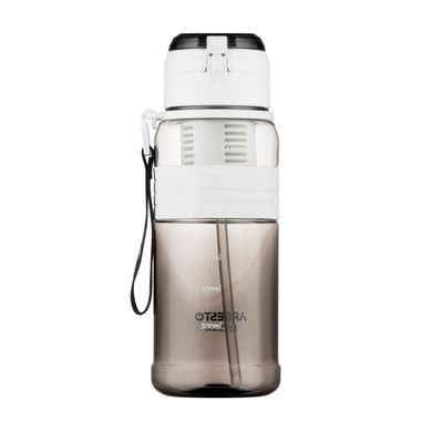 ARDESTO Пляшка для води ARDESTO Urban 850мл, пластик, білий
