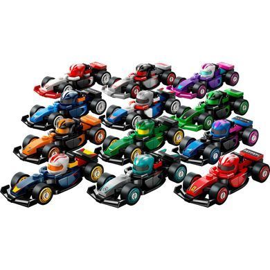 LEGO Конструктор LEGO Minifigures Колекційні автомобілі для перегонів F1 71049 фото