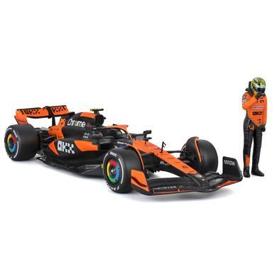 Автомодель з фігуркою - MCLAREN MCL38 (1:24) 18-28040 фото