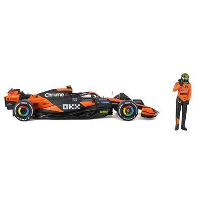 Автомодель з фігуркою - MCLAREN MCL38 (1:24) 18-28040 фото