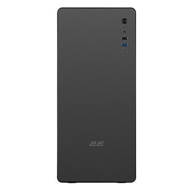 2E Gaming Корпус Credo V500B без БЖ, 1xUSB3.0, 1х USB 2.0, 1xUSB Type-C, 1x120мм, VGA 310мм, ATX, чорний 2E-V500B фото