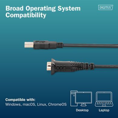 Digitus Адаптер USB 2.0 > RS232 (M/M), FT232RNL, 1.8m DA-70172 фото