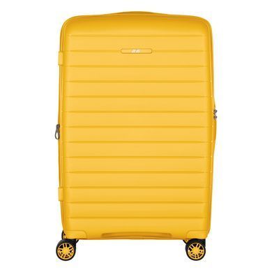 2E Suitcase Middle, Aero, polypropylen, 63/78 L, TSA, 4 wheels, EXP, amber yellow 2E-SPP-AERO-M-AY фото