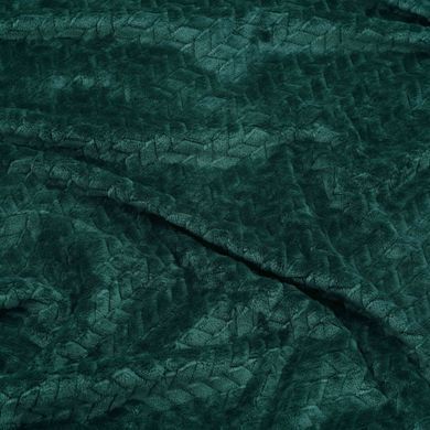 ARDESTO Плед Jacquard Braid 200х220см, 100% полиэстер, изумрудный