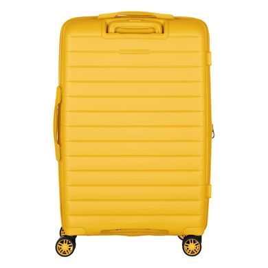 2E Suitcase Middle, Aero, polypropylen, 63/78 L, TSA, 4 wheels, EXP, amber yellow 2E-SPP-AERO-M-AY фото