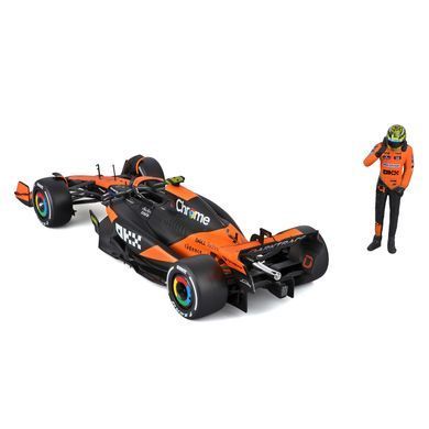 Автомодель з фігуркою - MCLAREN MCL38 (1:24) 18-28040 фото