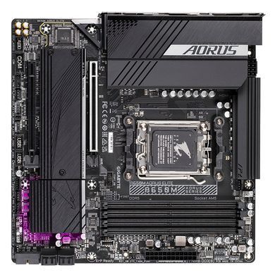 Gigabyte Материнская плата B650M AORUS ELITE sAM5 B650 4xDDR5 M.2 HDMI DP mATX B650M_AORUS_ELITE фото