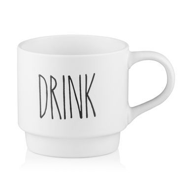 ARDESTO Set of mugs with stand, 4pcs, 320ml, ceramic, metal, white AR3095S фото