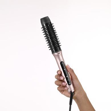 BaByliss Термощітка Volume Boost, 96Вт, 4 режими, іоніз-я, хол. обдув, кераміка, рожевий HSB200E фото