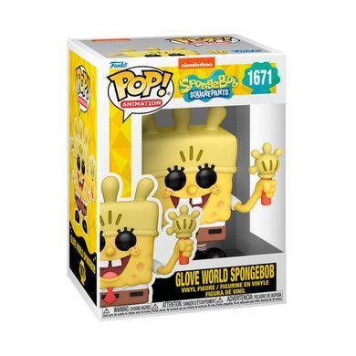 Ігрова фігурка FUNKO POP! серії "Губка Боб Квадратні Штани" - ГУБКА БОБ З РУКАВИЧКОЮ-ЛІХТАРИКОМ 75734 фото
